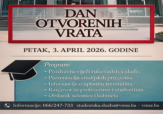 Dan otvorenih vrata – poziv za maturante